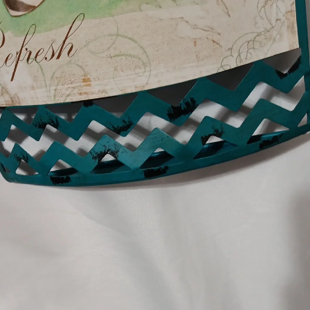 Teal and Beige Seashell Wall Art Pair